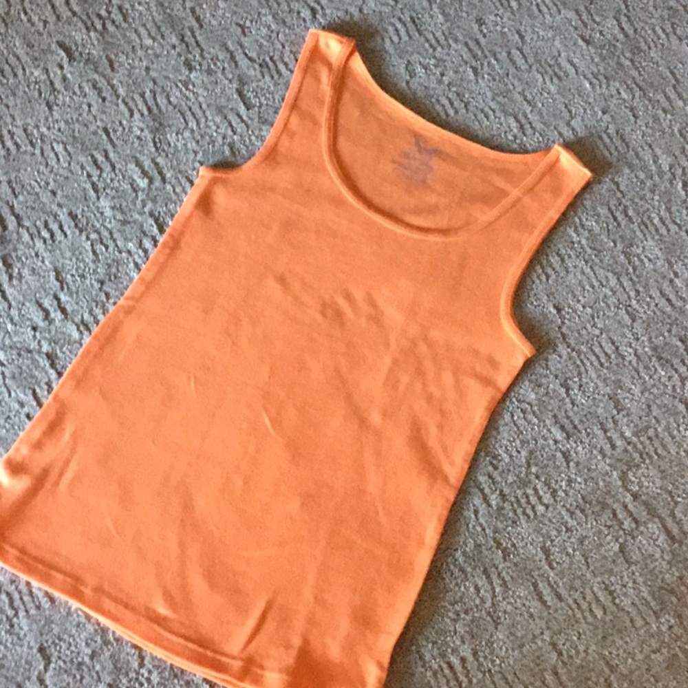Faded Glory Tangerine color tank size XL